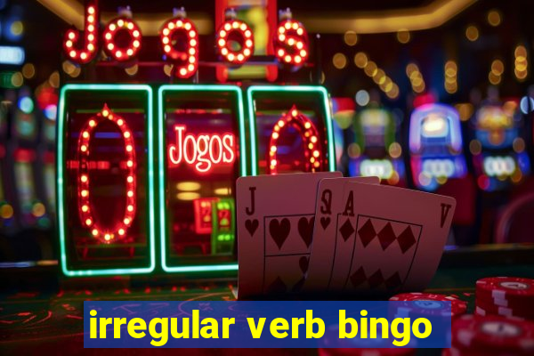 irregular verb bingo