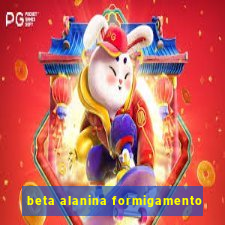 beta alanina formigamento