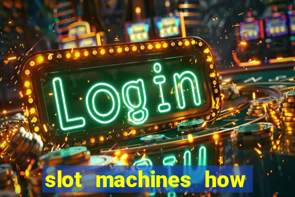 slot machines how to play