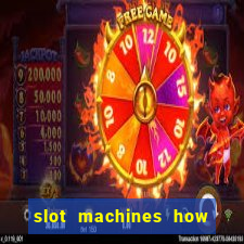 slot machines how to play