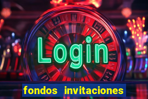 fondos invitaciones de bingo para editar