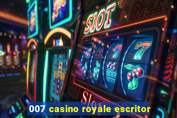 007 casino royale escritor