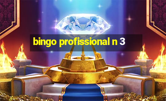 bingo profissional n 3