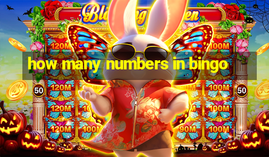 how many numbers in bingo