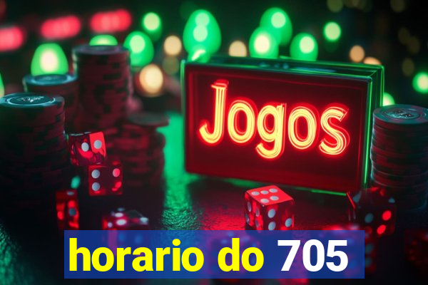 horario do 705