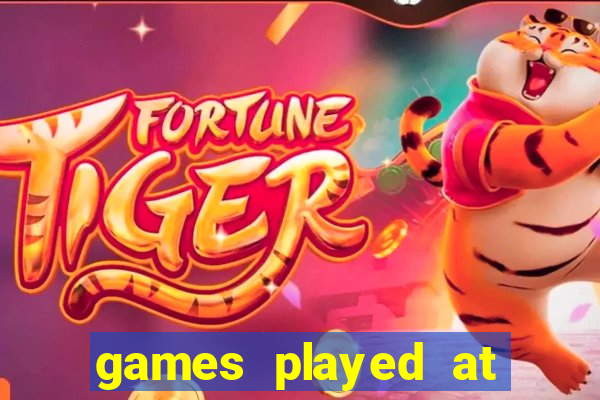 games played at the casino