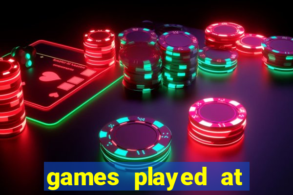 games played at the casino