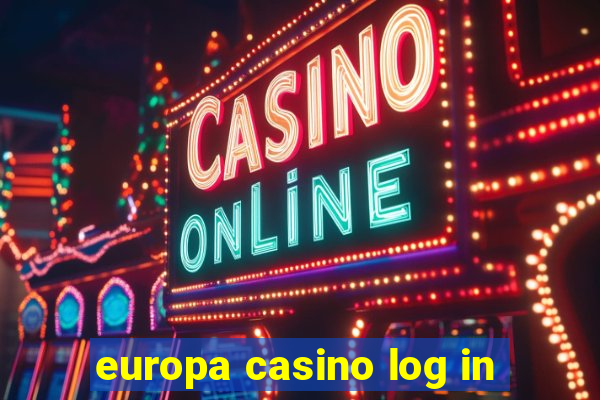 europa casino log in