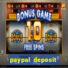 paypal deposit online casino