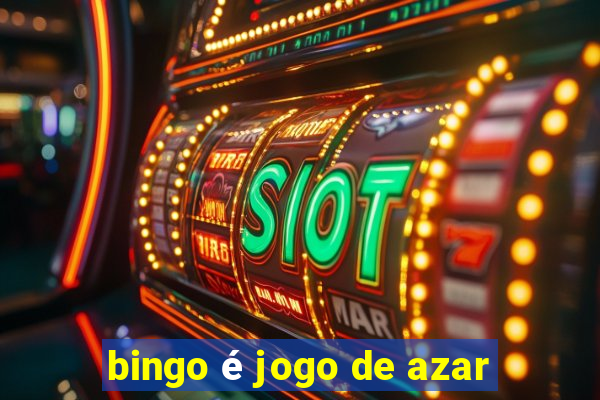 bingo é jogo de azar