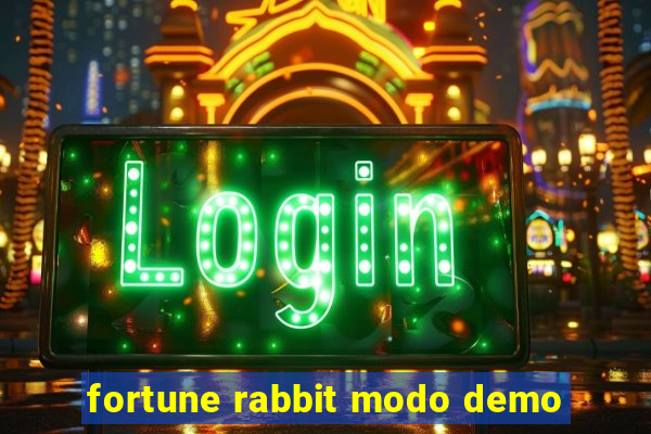 fortune rabbit modo demo