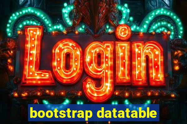 bootstrap datatable