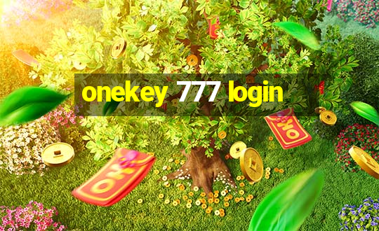 onekey 777 login