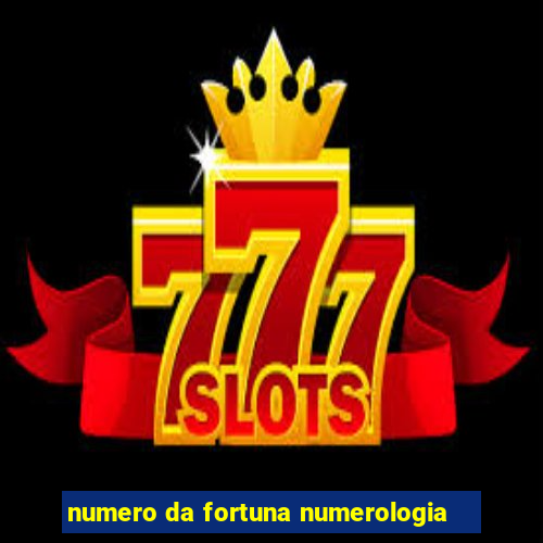 numero da fortuna numerologia