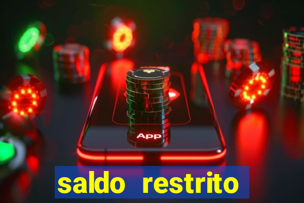 saldo restrito sporting bet