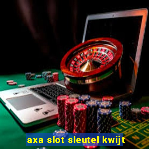 axa slot sleutel kwijt