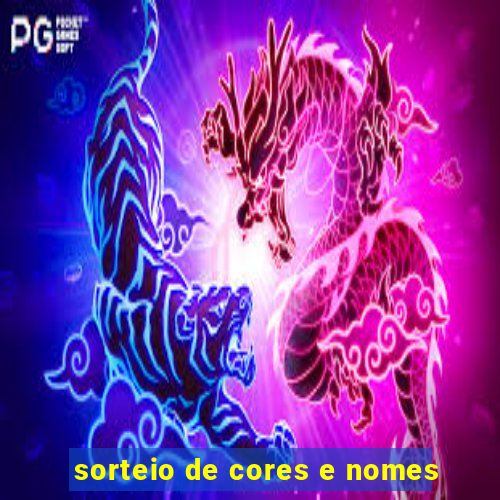 sorteio de cores e nomes