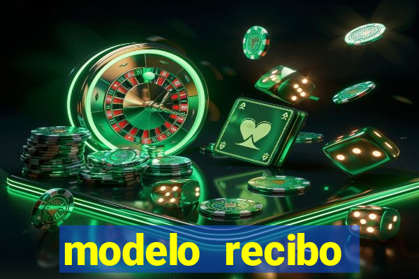 modelo recibo pagamento autonomo