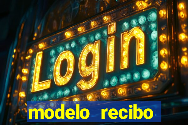 modelo recibo pagamento autonomo