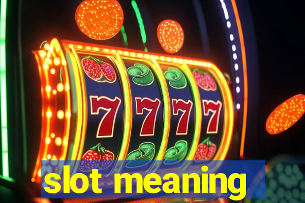 slot meaning