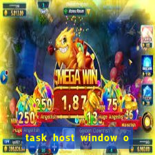 task host window o que é