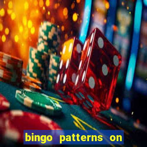 bingo patterns on slot machines