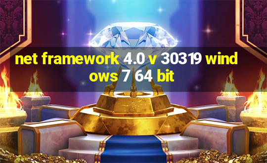 net framework 4.0 v 30319 windows 7 64 bit