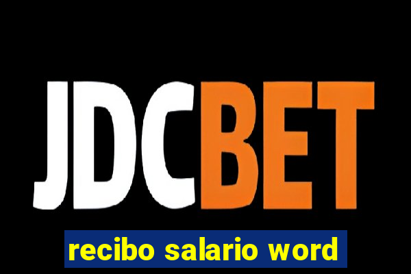 recibo salario word