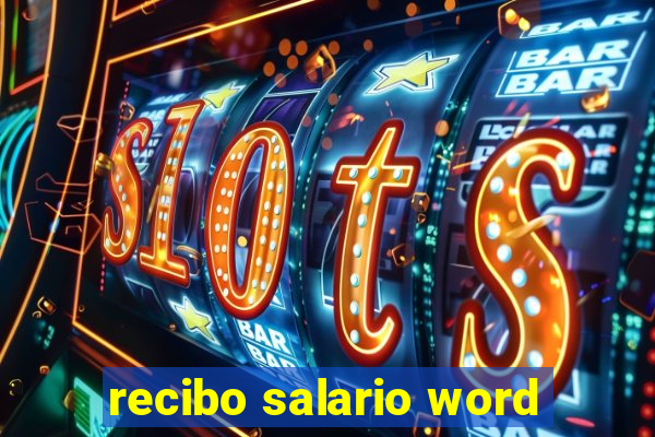 recibo salario word