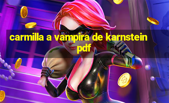 carmilla a vampira de karnstein pdf