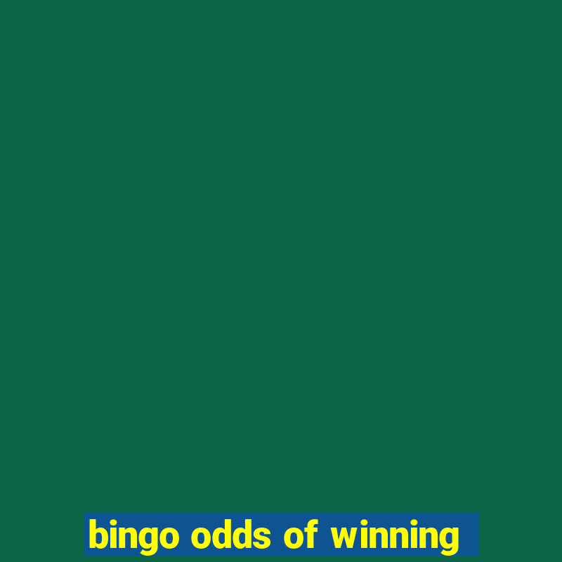 bingo odds of winning