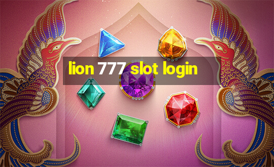 lion 777 slot login