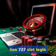 lion 777 slot login