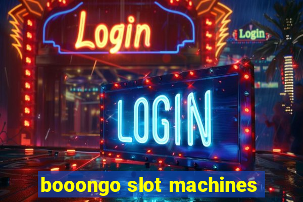 booongo slot machines