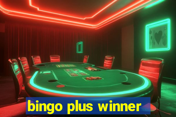 bingo plus winner