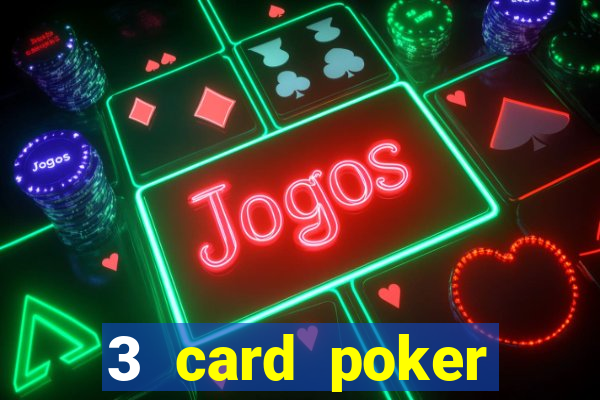 3 card poker casino odds