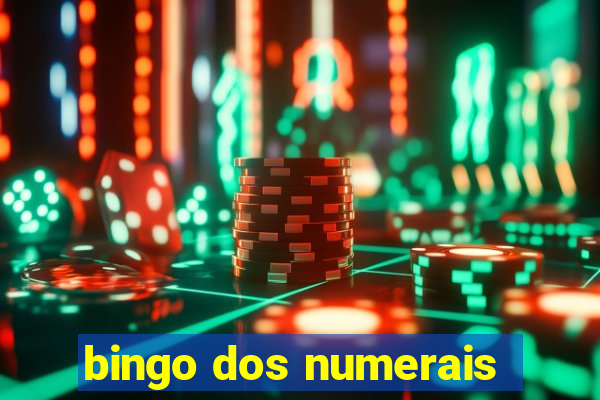 bingo dos numerais