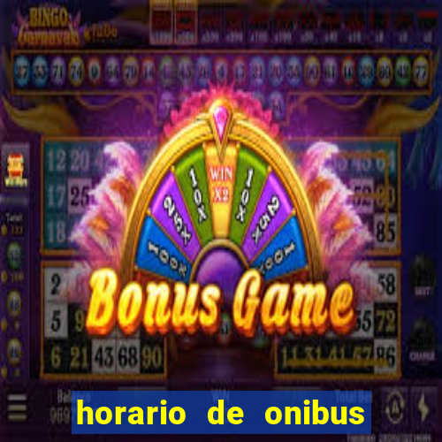 horario de onibus santos dumont x juiz de fora