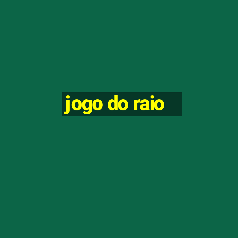 jogo do raio