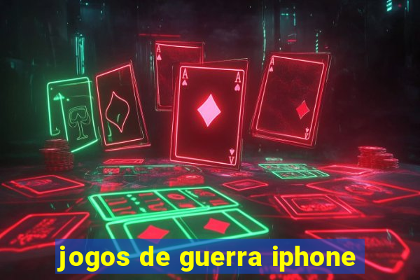 jogos de guerra iphone