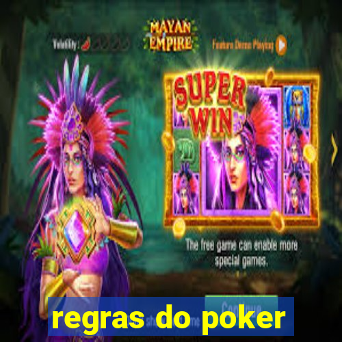 regras do poker