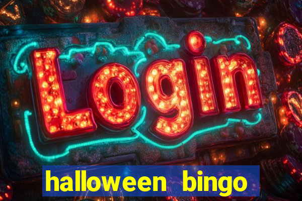 halloween bingo games for kids