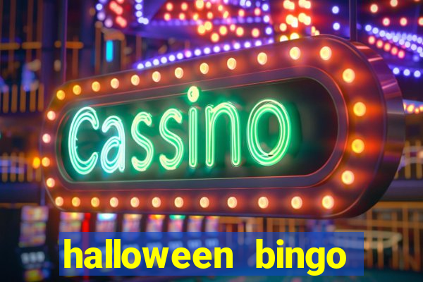 halloween bingo games for kids