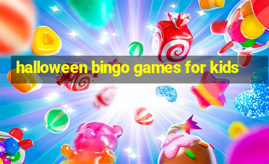 halloween bingo games for kids