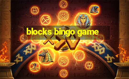 blocks bingo game