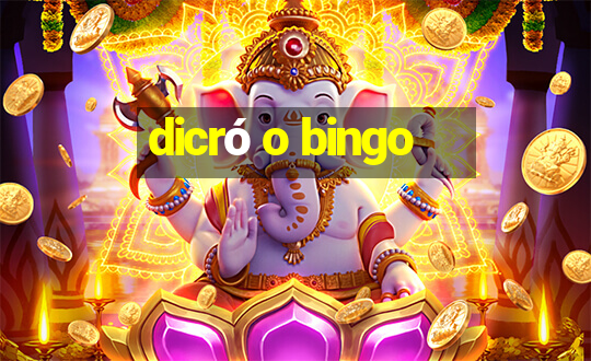 dicró o bingo