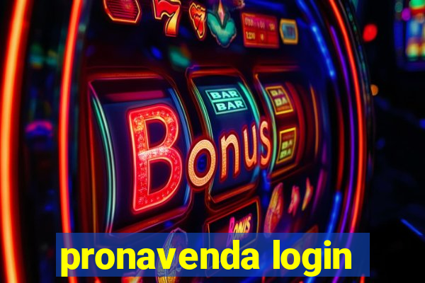 pronavenda login