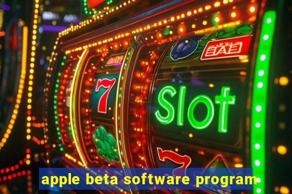 apple beta software program