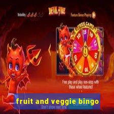 fruit and veggie bingo