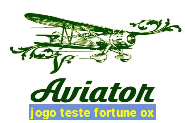 jogo teste fortune ox